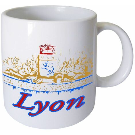Tasse en céramique Lyon Cbkreation