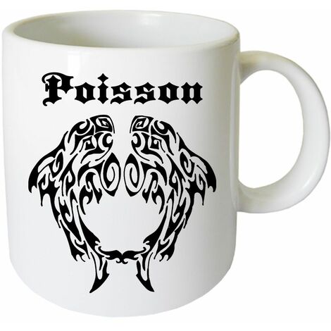 Tasse en céramique Poisson Cbkreation