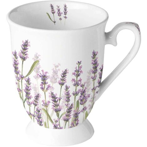 Tasse en Porcelaine Fine brins de Lavande