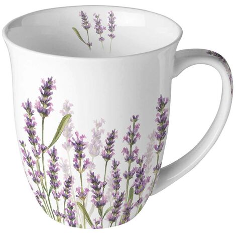Tasse en Porcelaine Fine brins de Lavande