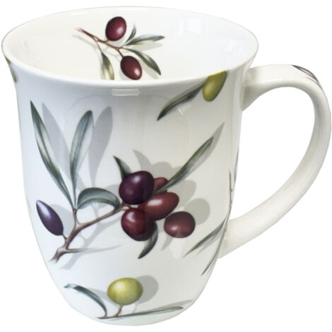 Tasse en Porcelaine Fine Délicieuses olives