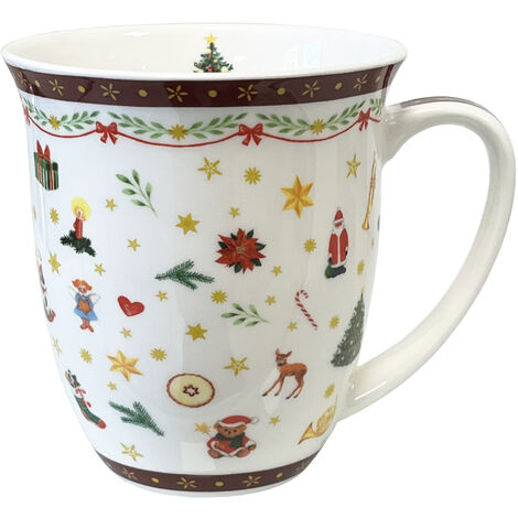 Tasse en Porcelaine Fine Noël