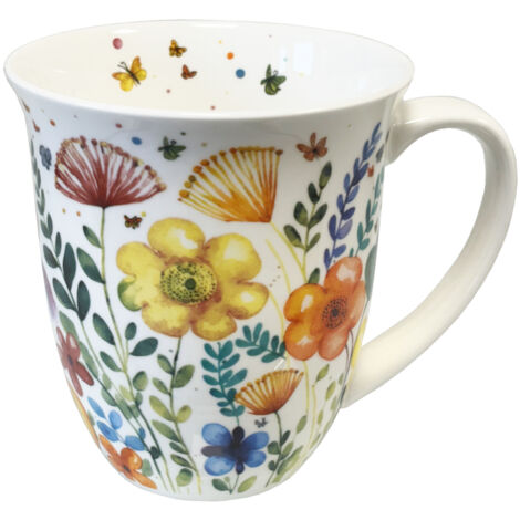 Tasse en Porcelaine Fine Printemps vibrant
