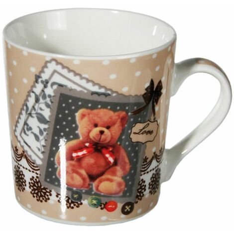 Tasse en Porcelaine Petit Ours Flocons