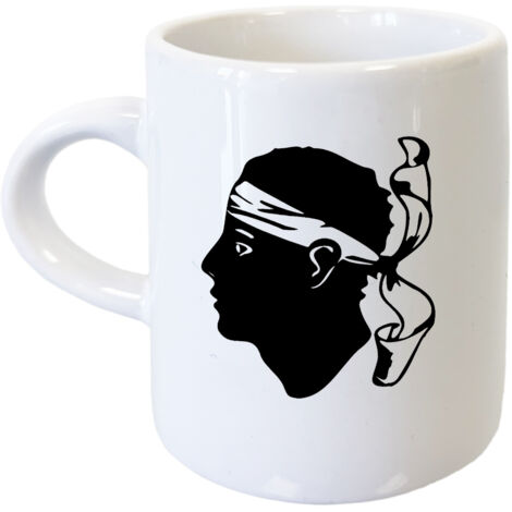 Tasse expresso tête de Maure Corse