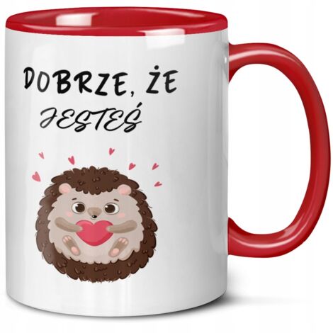 Tasse für Ihre Liebsten als Geschenk zum Valentinstag, Namenstag, Geburtstag, Igel