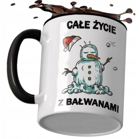TASSE GESCHENK WEIHNACHTEN MIT SCHNEEMANN, WEIHNACHTEN UND SCHNEEMANN