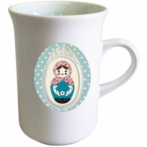 Tasse haute en céramique Matriochka Cbkreation