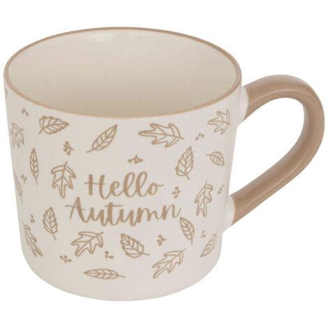 Tasse Herbst braun L14,5xp9xH10,5cm -