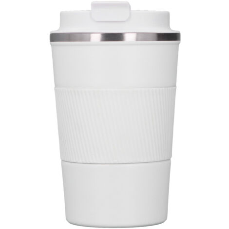 Tasse Isotherme en Acier Inoxydable 510ml Anti-Fuites avec Manchon Silicone pour Voyage et Voiture