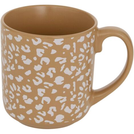 Tasse Leopardi L13,5xp9,5xH10,5cm - Beige