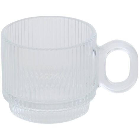 Tasse Lorene transparent L8,6xp5,3xH6,1cm - Atmosphera créateur d'intérieur