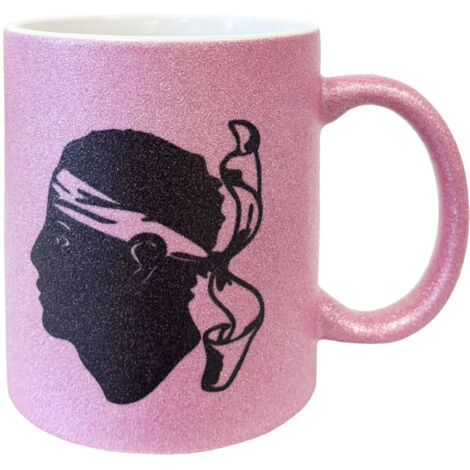Tasse dorée en céramique Corse par Cbkreation