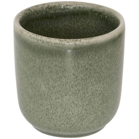 Tasse Terre inconnue vert kaki D6,7xp5,5cm - Atmosphera créateur d'intérieur