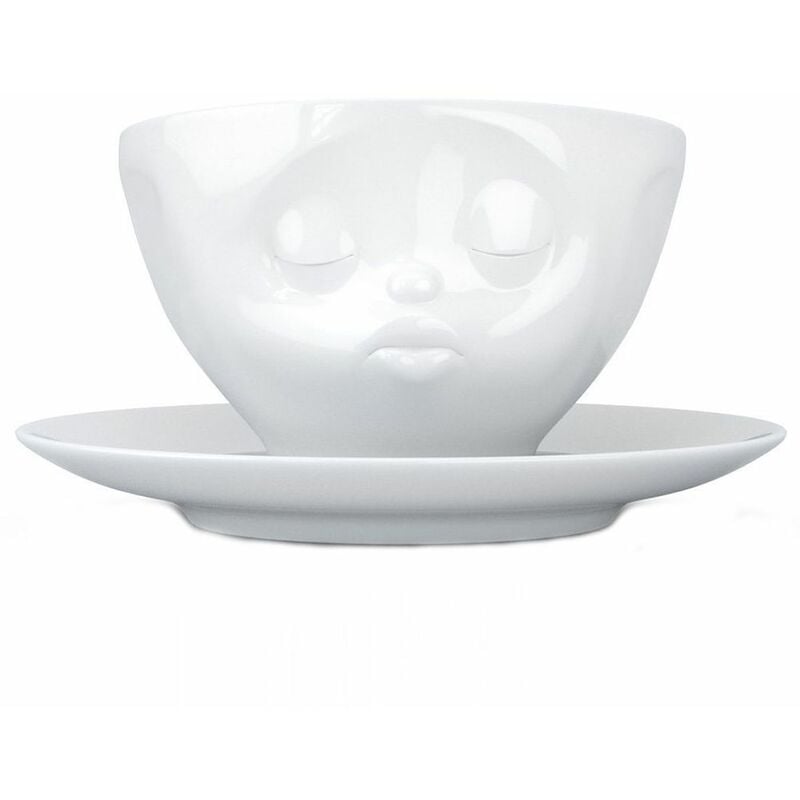 Tasse et sous tasse en porcelaine Humeur Tassen 200 ml