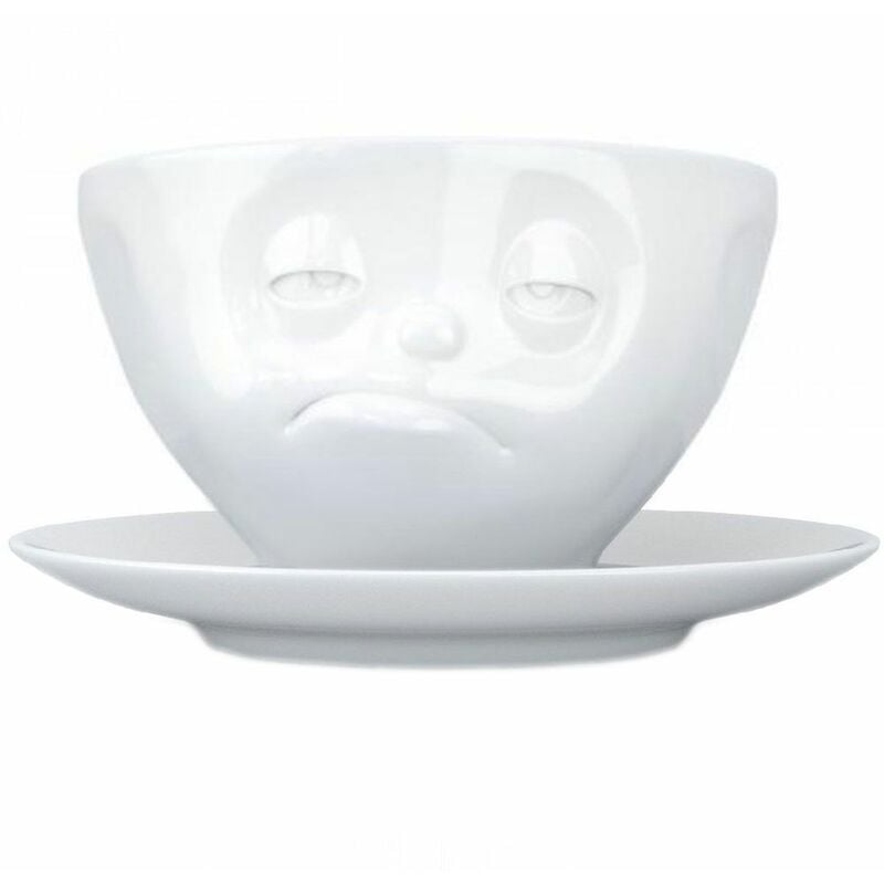 Tasse et sous tasse en porcelaine Humeur Tassen 200 ml