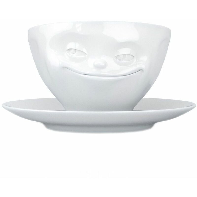 Tasse et sous tasse en porcelaine Humeur Tassen 200 ml