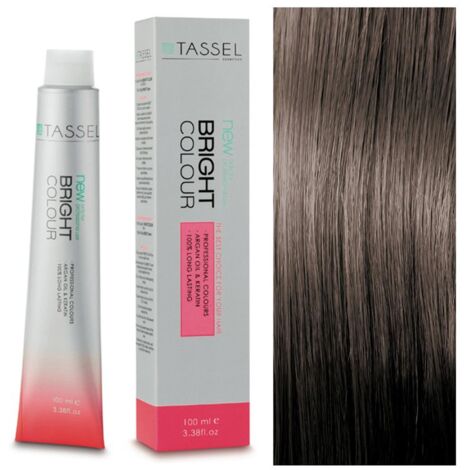 Tassel - Tinte Permanente Capilar Nº6.1 Rubio Oscuro Ceniza - Mujer - 100 ml - Tono Frío y Natural con Nutrición de Argán y Keratina