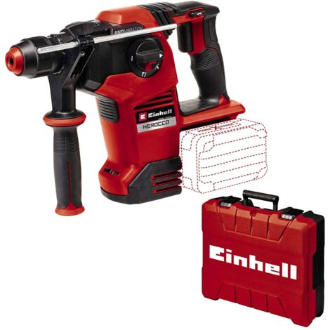 Einhell Tassellatore a Batteria TE-HD 18/12 Li - Solo Power X-Change  (Li-Ion, 18 V, 2+1 Foratura/Foratura con Percussione/Avvitatura, Bit  Adapter, 1,3 J, SDS+, 1 mm) : : Fai da te