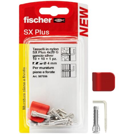 tasselli con gancio sx 4 g silver k