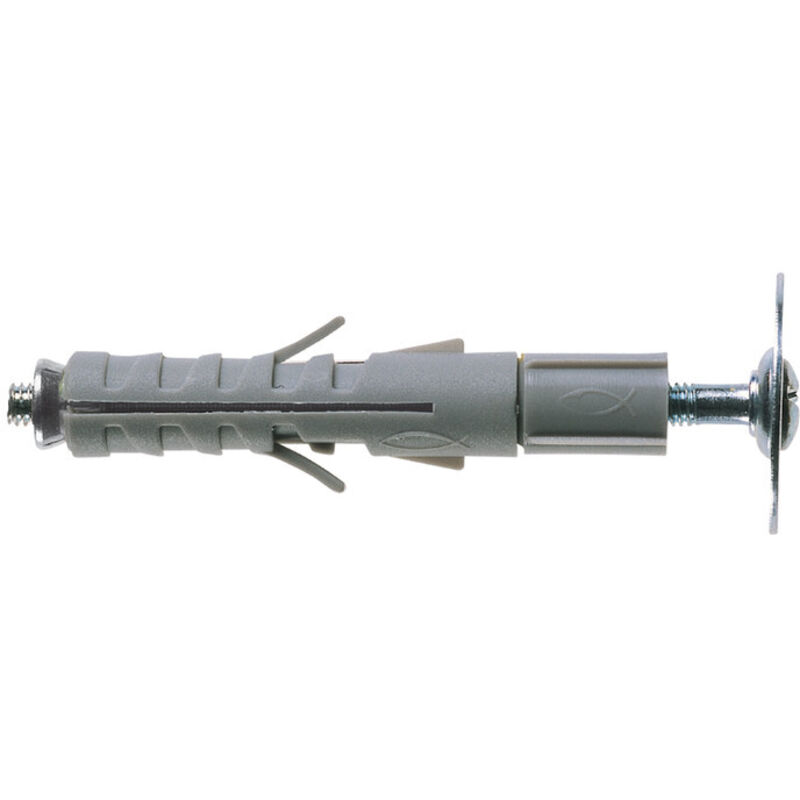 Tassello in nylon prolungato con vite sb - sb 12/l4 ø mm.12x57 vite t.s.c.taglio combinato