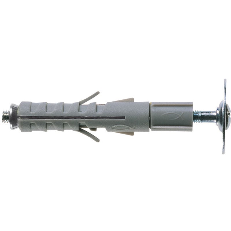 Fischer - Tassello in nylon prolungato con vite sb - sb 9/l4 ø mm.9x52 vite t.s.c.taglio combinato