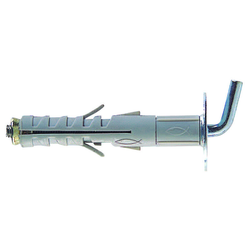 Tassello in nylon prolungato con gancio corto sb - sb 12/l8 ø mm.12x57 gancio mm.12