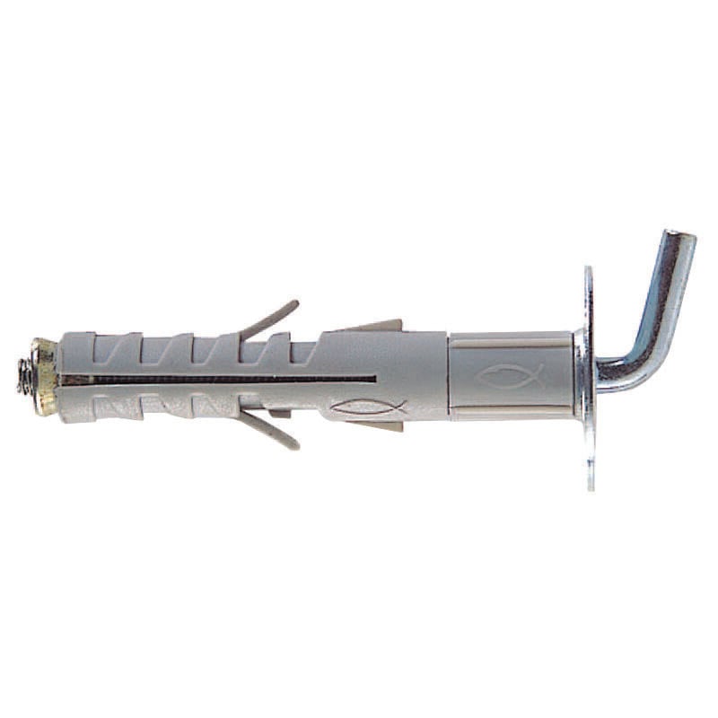 Tassello in nylon prolungato con gancio corto sb - sb 9/l8 ø mm.9x52 gancio mm.10