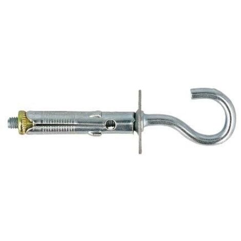 Tasselli in acciaio Diam. 8 x 45 con occhiolo aperto 6 pz.