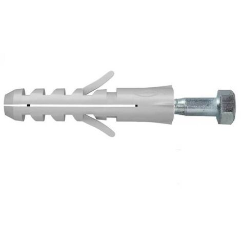 Tasselli In Nylon 12 x 60 mm Con Vite T.Esagonale 8 x 80 mm Unifix 50 Pz