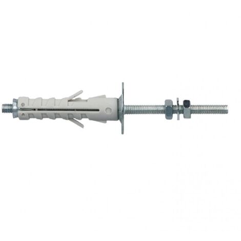 Tasselli in nylon Diam. 12 x 45 con doppio dado 3 pz.