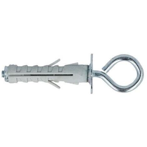 Tasselli in nylon Diam. 9 x 40 con occhiolo chiuso 6 pz.