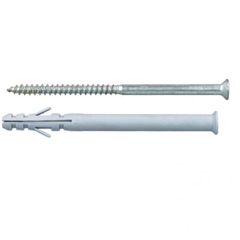 Tasselli in nylon prolungati Diam. 8 x 100 con vite TPS - 6 pz.