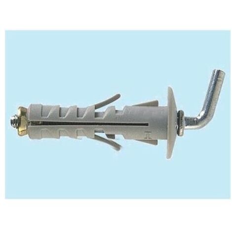 Tasselli Nylon Brixo gancio corto BSB 12 - L. mm 42 - L. ganc. mm. 12 - cf.100pz
