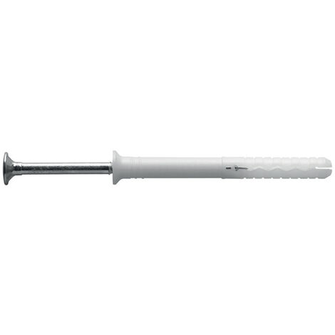 TASSELLO A BATTUTA PROLUNGATO NYLON+VITE A CHIODO 100PZ MNA-S Ø6 X 40-60mm MUNGO, "6 x 40 / 10"