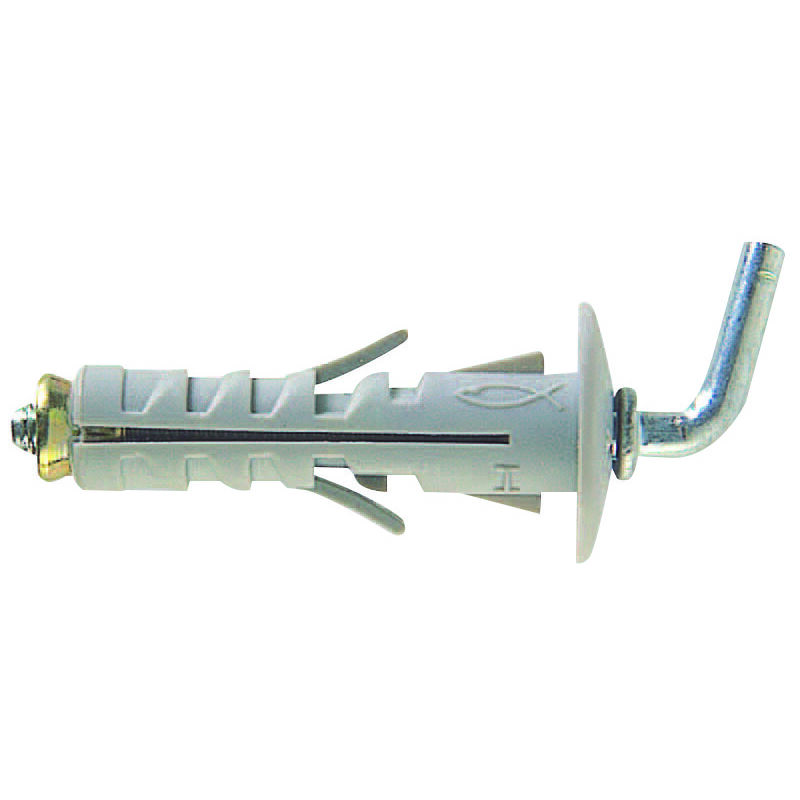Tassello in nylon con gancio corto sb - sb 12/8 ø mm.12x45 gancio mm.12