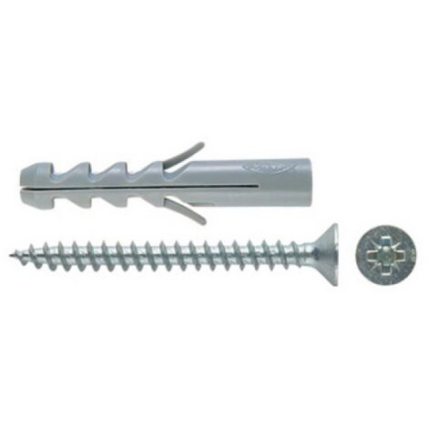 TASSELLO CON VITE ACCIAIO SV  FISCHER 10 (Pz.25)