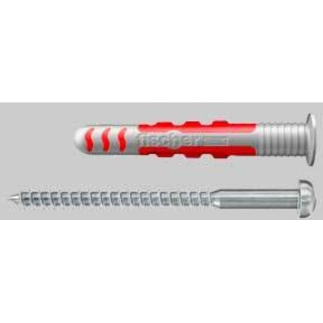 TASSELLO CON VITE 'DUOSEAL' Ø 8x75 mm - vite 6x70 mm - 25 pezzi- FISCHER