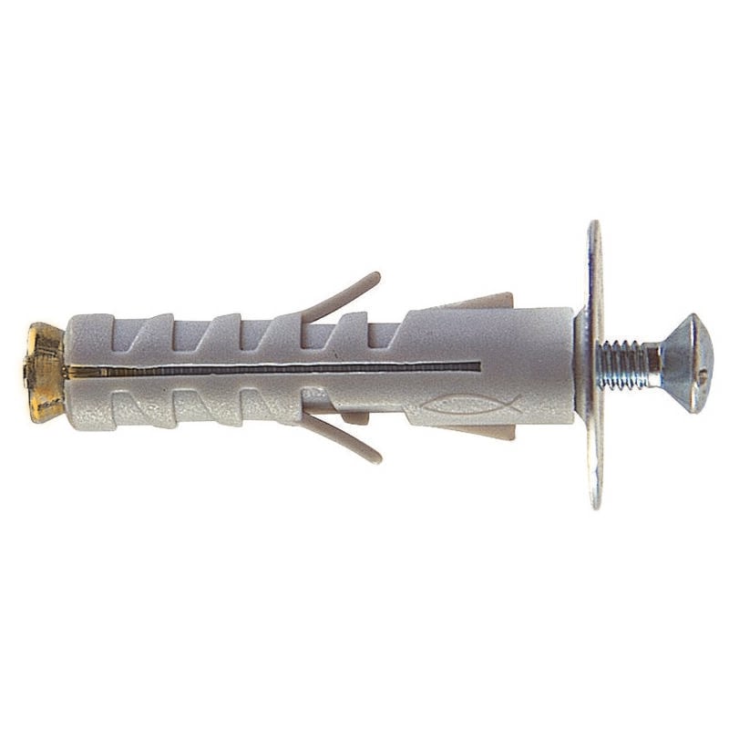 Tassello in nylon con vite sb - sb 9/4 ø mm.9x40 vite t.s.c. taglio combinato
