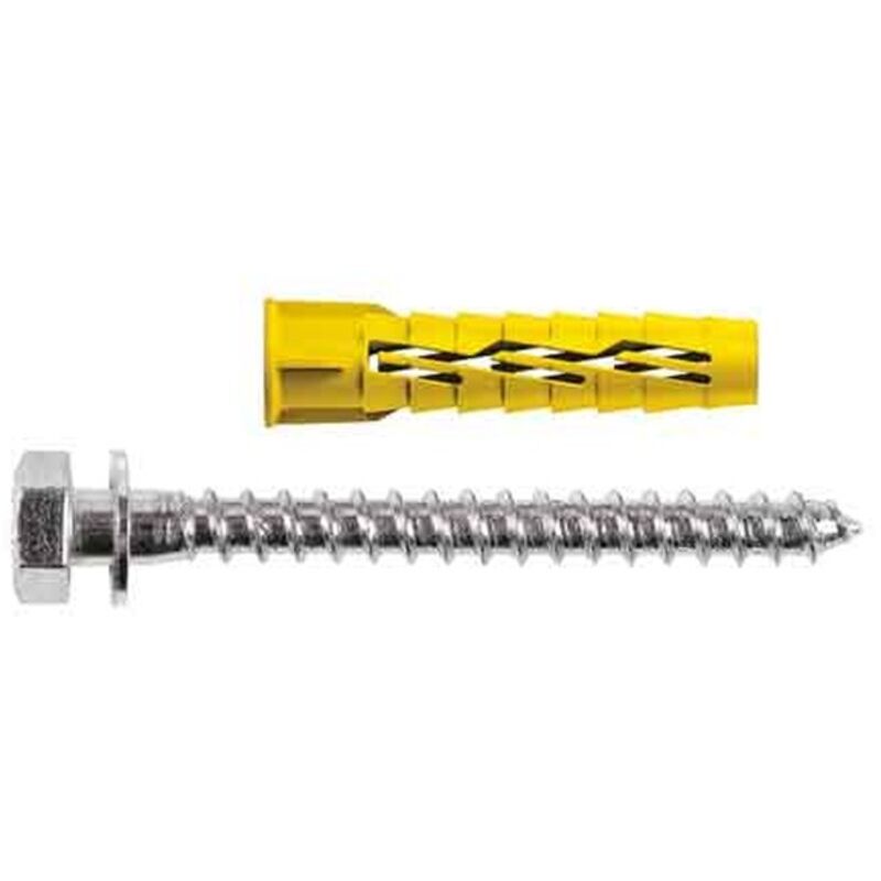 TASSELLO CON VITE TE E BORDO 'RX07' Ø 10x60 mm - vite 6x70 mm Q.TA 50