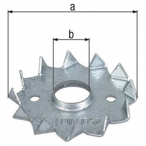 Tassello disco D75/16mm Senzimir zincato GAH (Per 50)