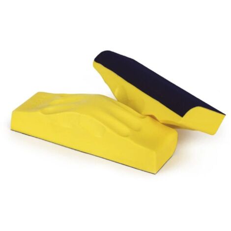Tassello double 85x230mm corcos tampone manuale per carta abrasiva a velcro