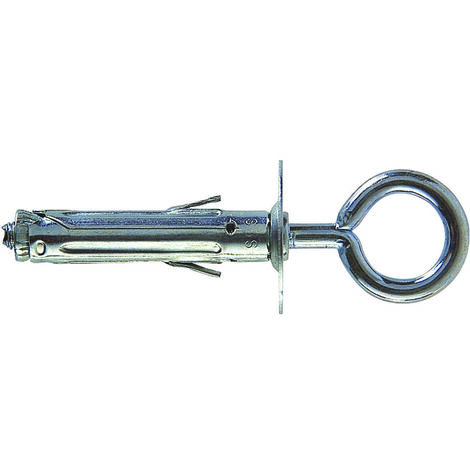 Tassello in acciaio con occhiolo chiuso sbs
