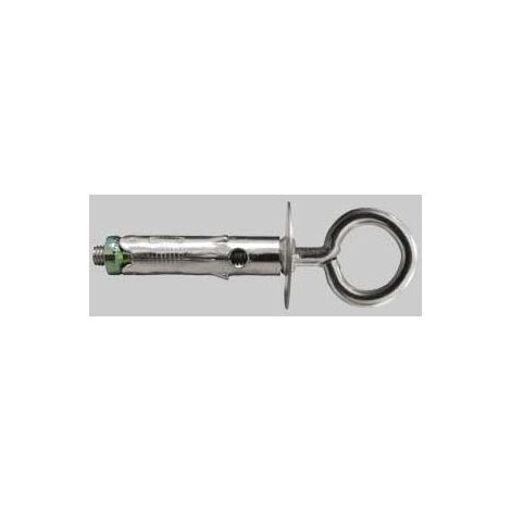 Tassello in acciaio occhiolo chiuso fua-oc m5 - 9x40 mm conf. da 100 pz