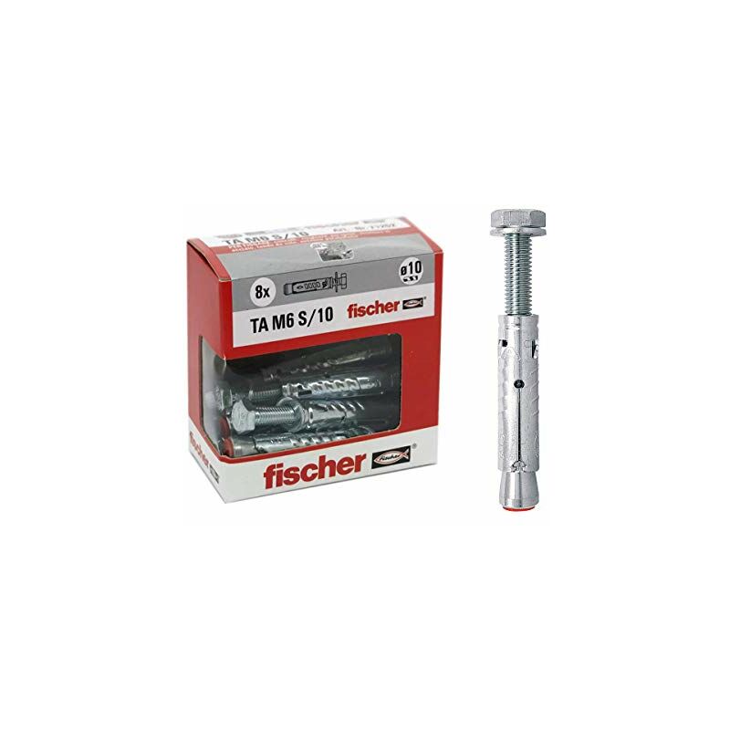 Fischer - Tasselli acciaio ta m 6 S/10 y con vite