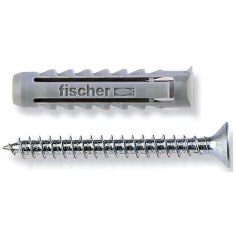 Tassello in Nylon co Vite Fischer SX8 S   x L. 8x50 mm cf. 50 pezzi