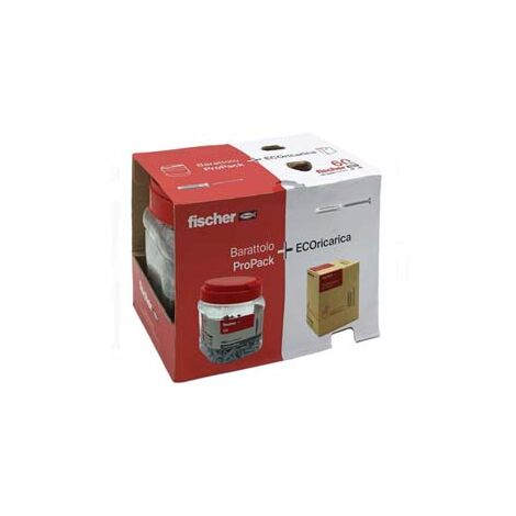 TASSELLO IN NYLON CON VITE PROPACK SX-S- - ø mm.6x30 vite mm.4,5x40, cf pz.400 - 1 confezione FISCHER