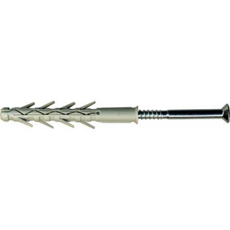 TASSELLO in NYLON Prolungato ND 10x115 mm VITE TORX con 4 ALETTE Conf. 50 Pz