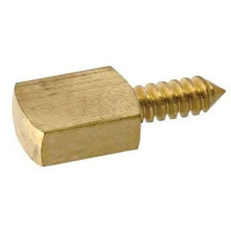 Tassello in ottone avvitato, 10x15, 4 pezzi