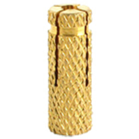 Tassello in ottone zigrinato conf. 200 pz